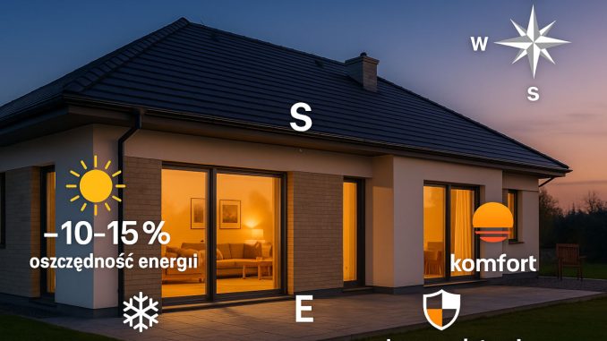 ekspozycja okien wg kierunków świata